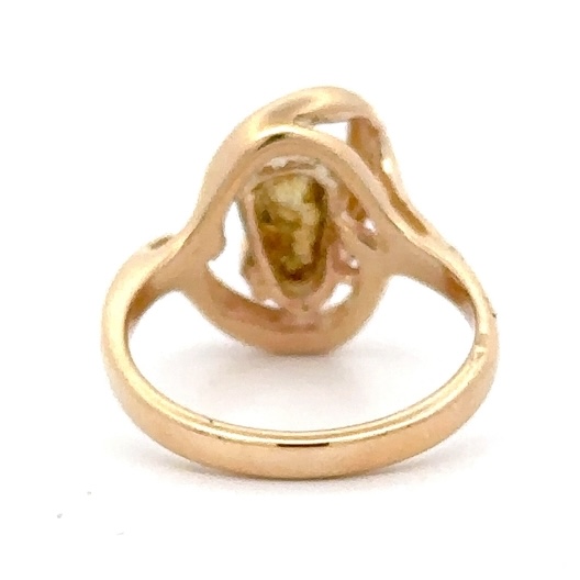 14K Single Nugget Lady's Ring RL1043N - Image 3