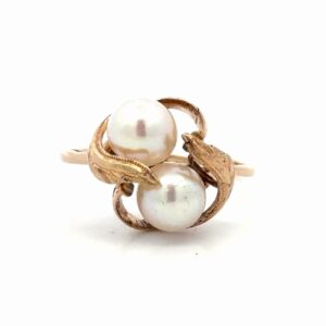 6.75mm Pearl Lady's Estate Ring 075802