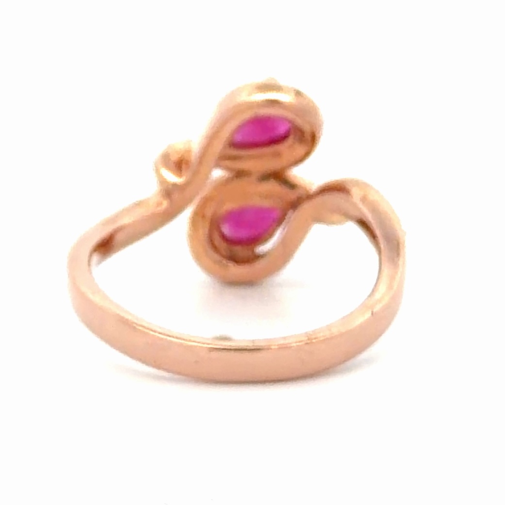 Ruby Lady's Estate Ring 076475 - Image 3