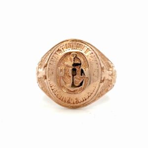 United States Navy Training Camp 14K Estate Ring 078059