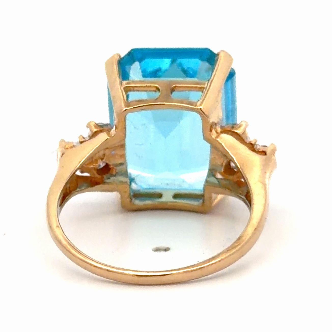 14ct Lady's Topaz Estate Ring 078245 - Image 3
