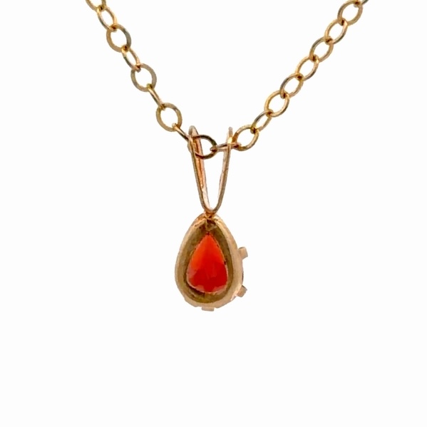 Single Garnet Lady's Estate Pendant 078316 - Image 3