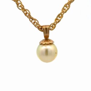 6.60mm Single Pearl Estate Pendant 078328