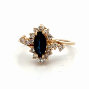 Sapphire & Diamond Lady's Estate Ring 090132