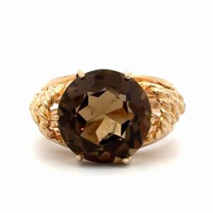 Smokey Quartz Lady's Estate Ring 090163