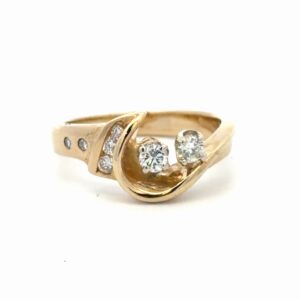 Unique Ladies Estate Diamond Ring 090627