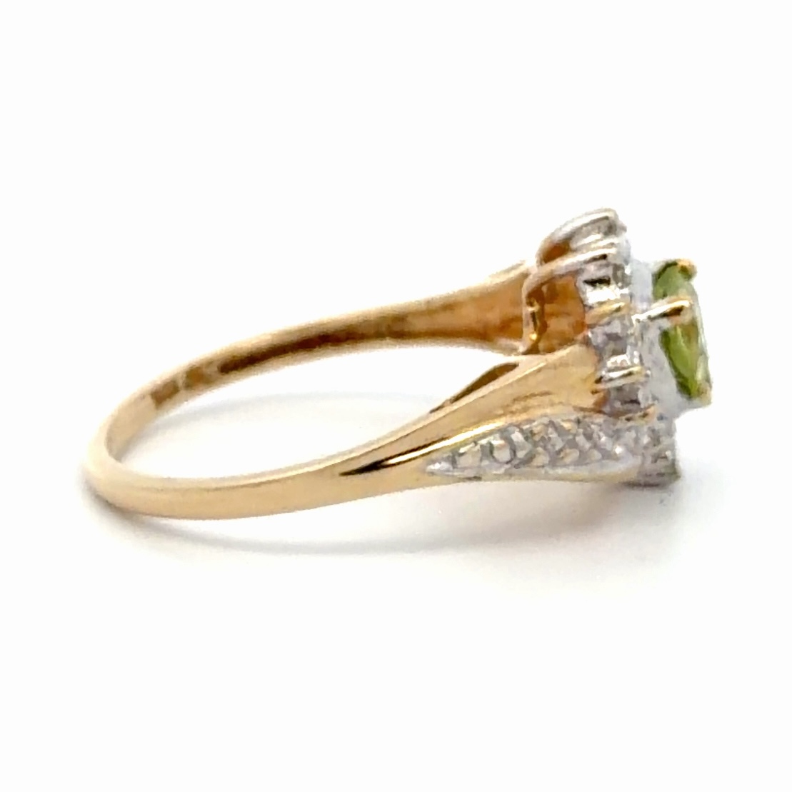 Lady's Heart Peridot Estate Ring 090655 - Image 4
