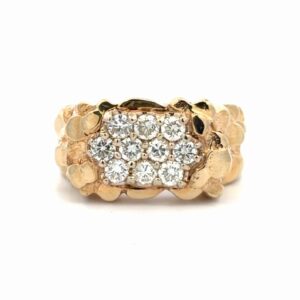 Mens Estate 1 Carat Diamond Ring 0616