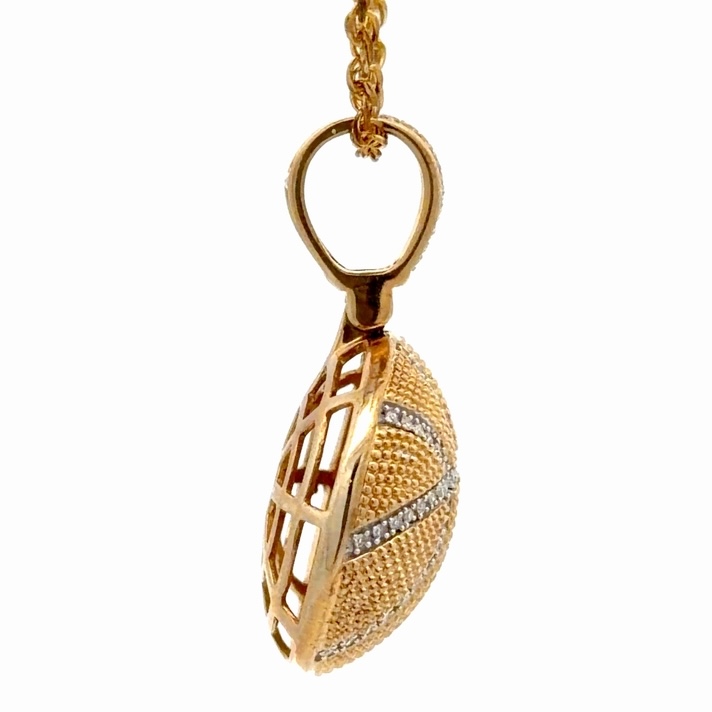 Diamond Basketball Estate Pendant 074092 - Image 4