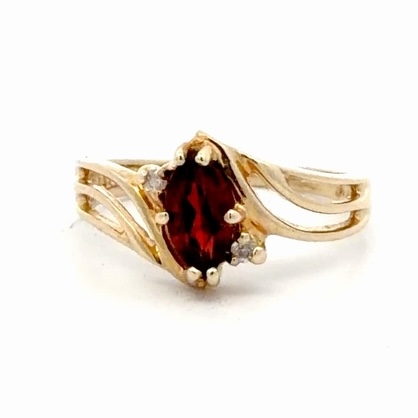 Lady's Single Ruby Estate Ring 075872