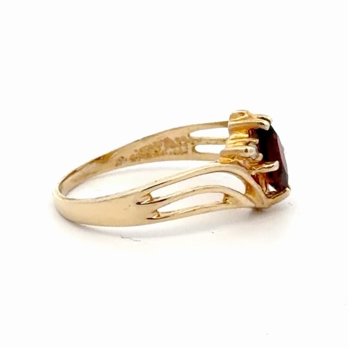 Lady's Single Ruby Estate Ring 075872 - Image 4
