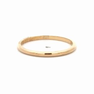 14K Petite Gold Band 075873