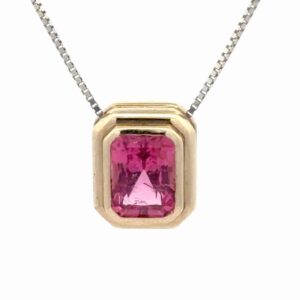 Pink Tourmaline Lady's Estate Pendant 076533