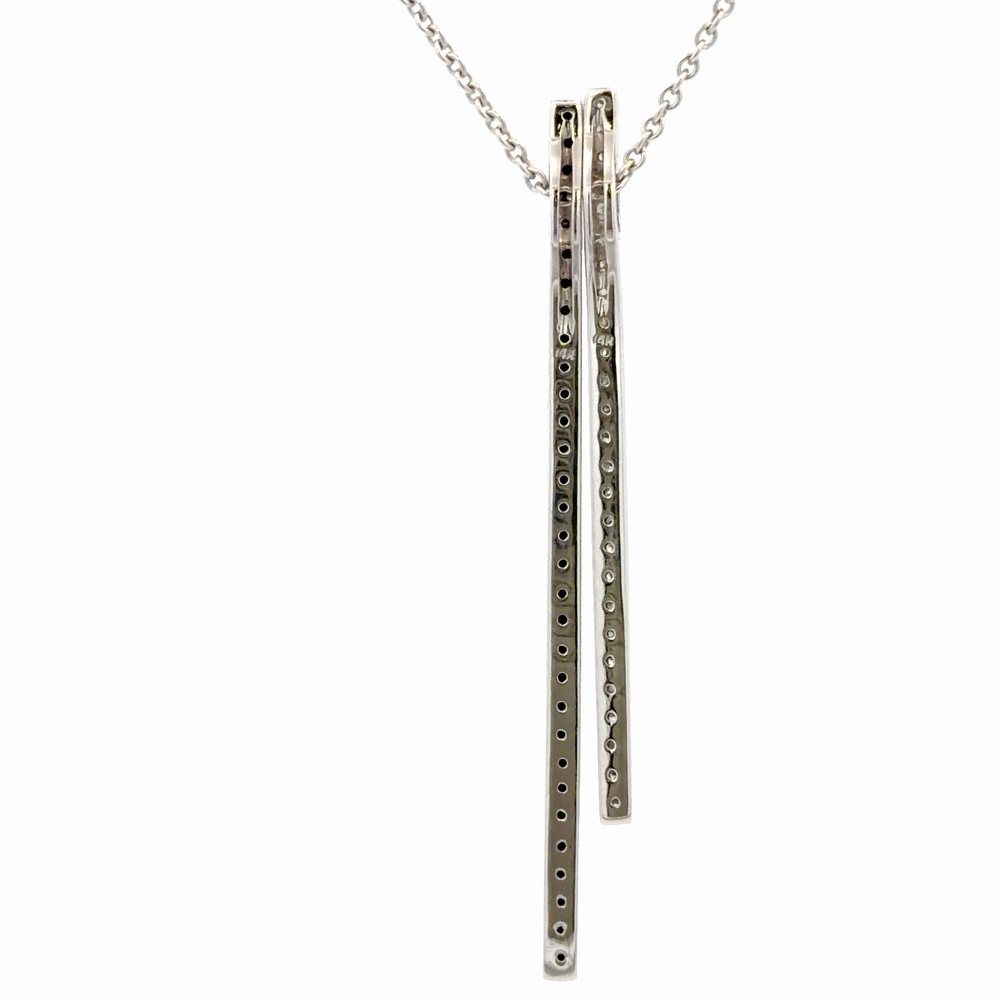 Black & White Diamond Estate Pendant 077188 - Image 3