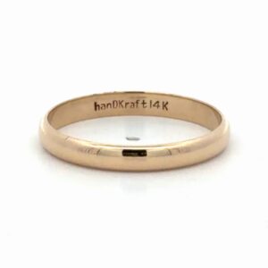 Men's 14K Gold Estate Band 078049