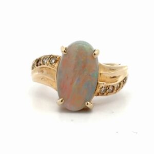 14K Opal Lady's Estate Ring 078053