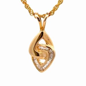 Lady's Diamond Estate Pendant 078062
