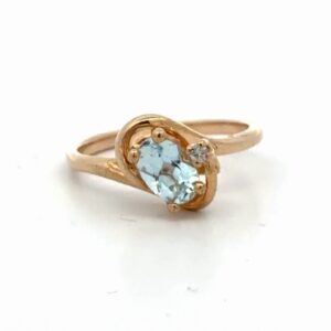Aquamarine Lady's Estate Ring 078190