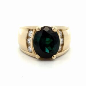 Lady's 4ct Tourmaline Estate Ring 078202