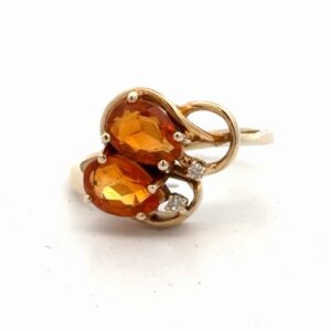 Citrine Ladies Estate Ring 078206