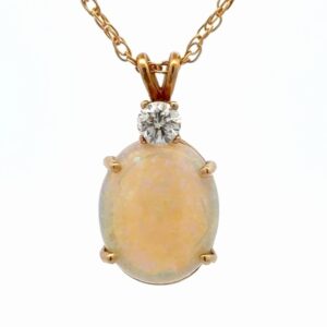 4.60ct Lady's Opal Estate Pendant 090302