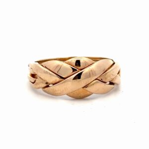 14K Puzzle Estate Ring 090625