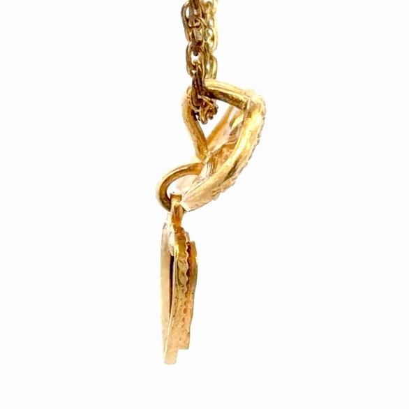 Heart & Bow Lady's Estate Pendant 090670 - Image 4