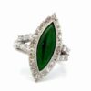 Jade & Diamond Lady's Estate Ring 077171