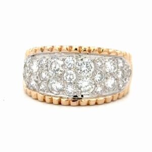 14K Yellow Gold & Diamond Estate Ring 077172