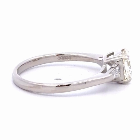 1ct Cushion Diamond Estate Ring 077174 - Image 4