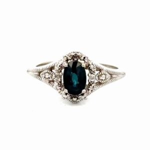 Lady's Antique Sapphire Estate Ring 077215