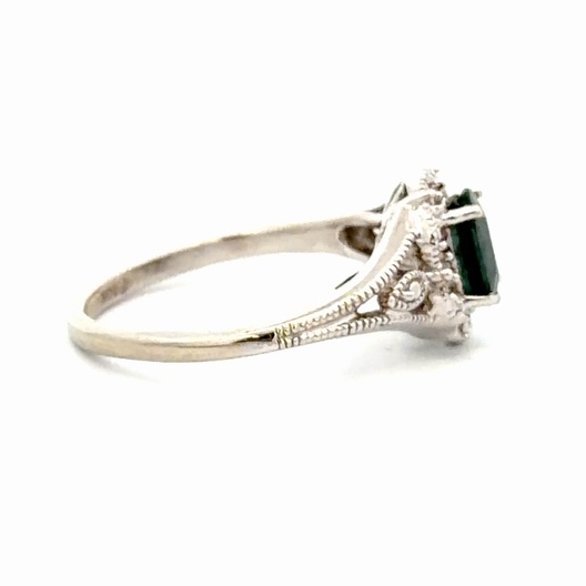 Lady's Antique Sapphire Estate Ring 077215 - Image 4