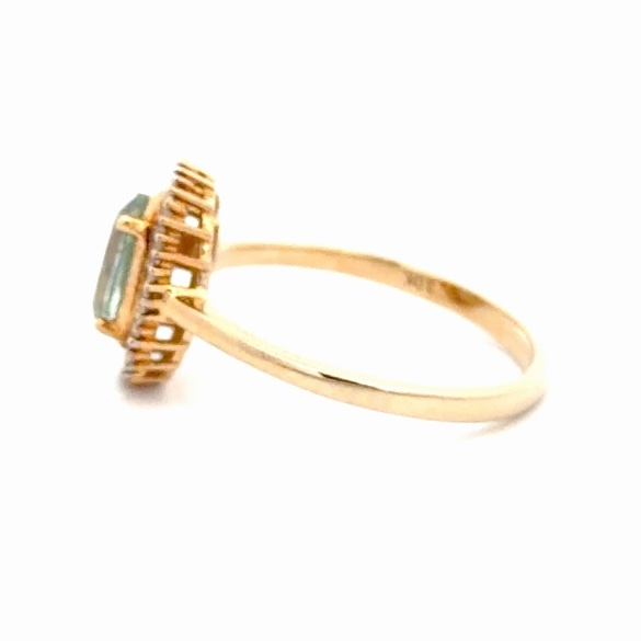 Chrysoberyl & Diamond Ladies Estate Ring 077301 - Image 2