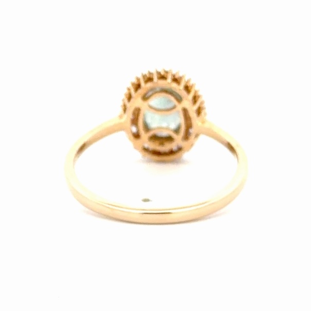 Chrysoberyl & Diamond Ladies Estate Ring 077301 - Image 3