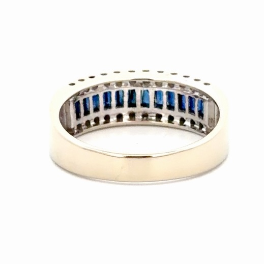 Diamond & Sapphire Ladies Estate Band 077310 - Image 3