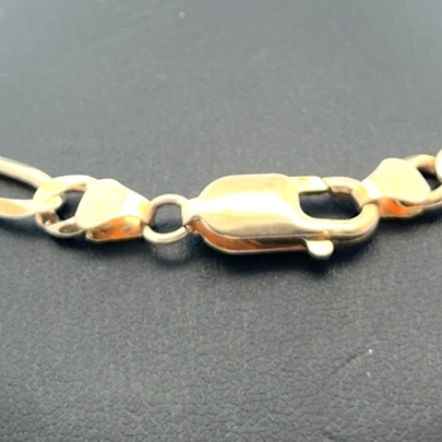 14K 5.65mm Figaro Estate 21" Chain078340 - Image 2