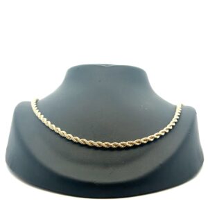 14K 3.10mm Rope Estate 24″ Chain 078340