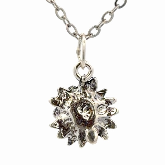 Daisy Sterling Silver & Gold Nugget Pendant N098 - Image 3