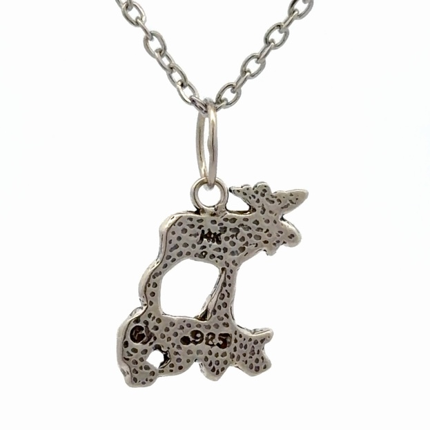 Moose Sterling Silver & Gold Nugget Pendant NTT018 - Image 3
