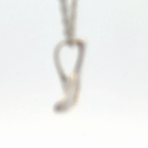Whale Tail Sterling Silver & Gold Nugget Pendant PDLWT12NSS - Image 4