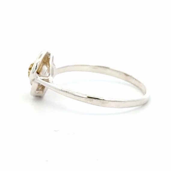 Unique Sterling Silver & Gold Nugget Lady's Ring RL622SS - Image 2