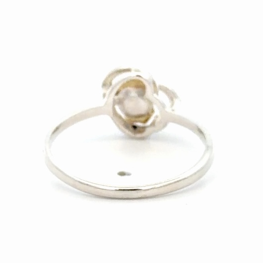Unique Sterling Silver & Gold Nugget Lady's Ring RL622SS - Image 3