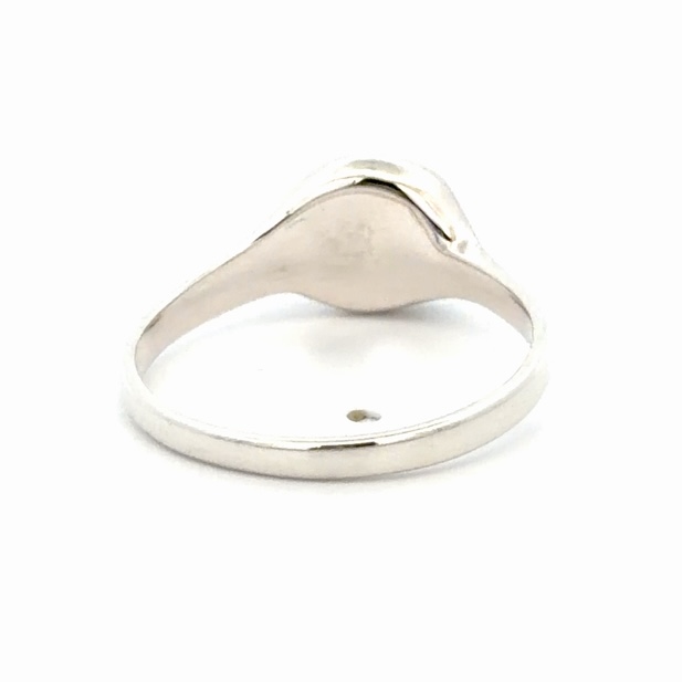 Sterling Silver & Gold Nugget Lady's Ring RL650NSS - Image 3