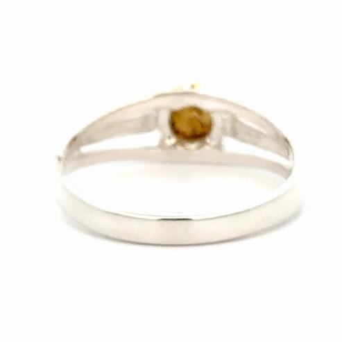 Gold Nugget & Sterling Silver Lady's Ring RL787NSS - Image 3