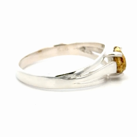 Gold Nugget & Sterling Silver Lady's Ring RL787NSS - Image 4