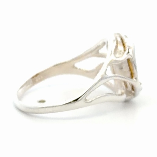 Free Form Gold Nugget & Sterling Silver Lady's Ring RL958NSS - Image 4
