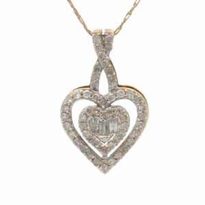 Diamond Heart Pendant 073945