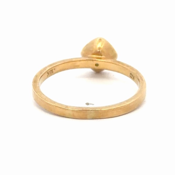 18K Blue Zircon Ladies Estate Ring 077263 - Image 3
