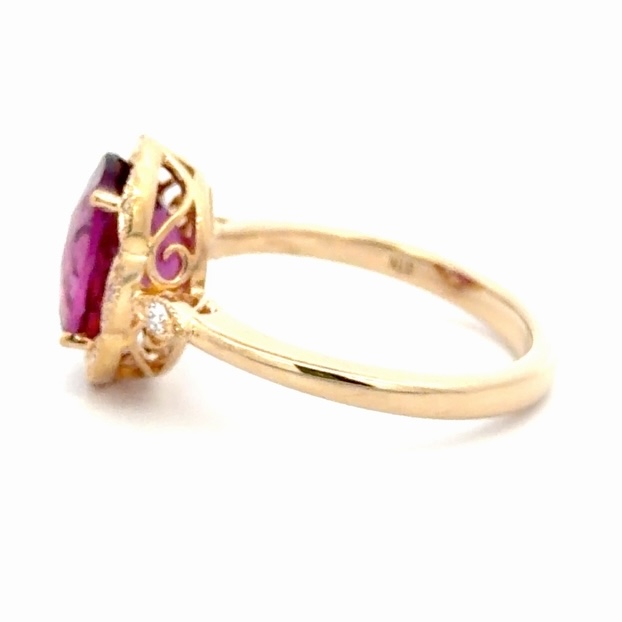 Rhodolite Garnet Ladies Estate Ring 077264 - Image 2