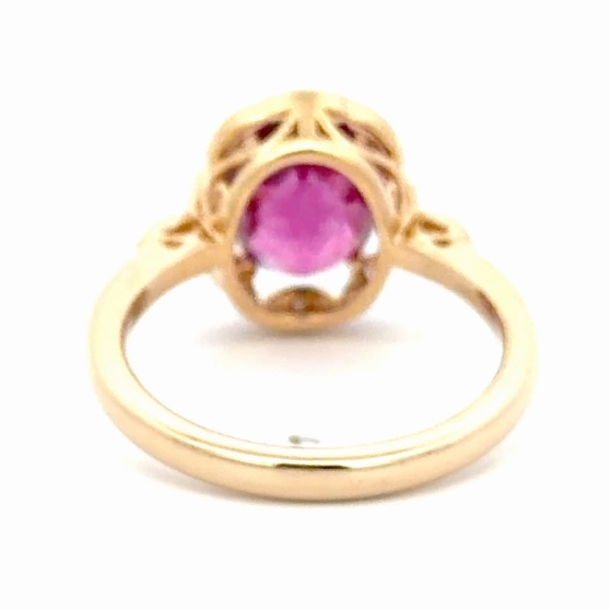 Rhodolite Garnet Ladies Estate Ring 077264 - Image 3